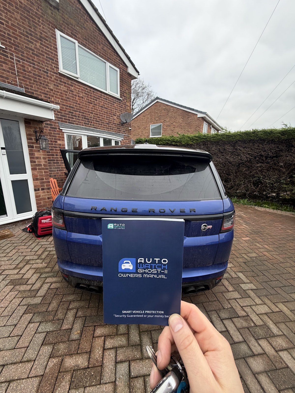 Range Rover security installation completed